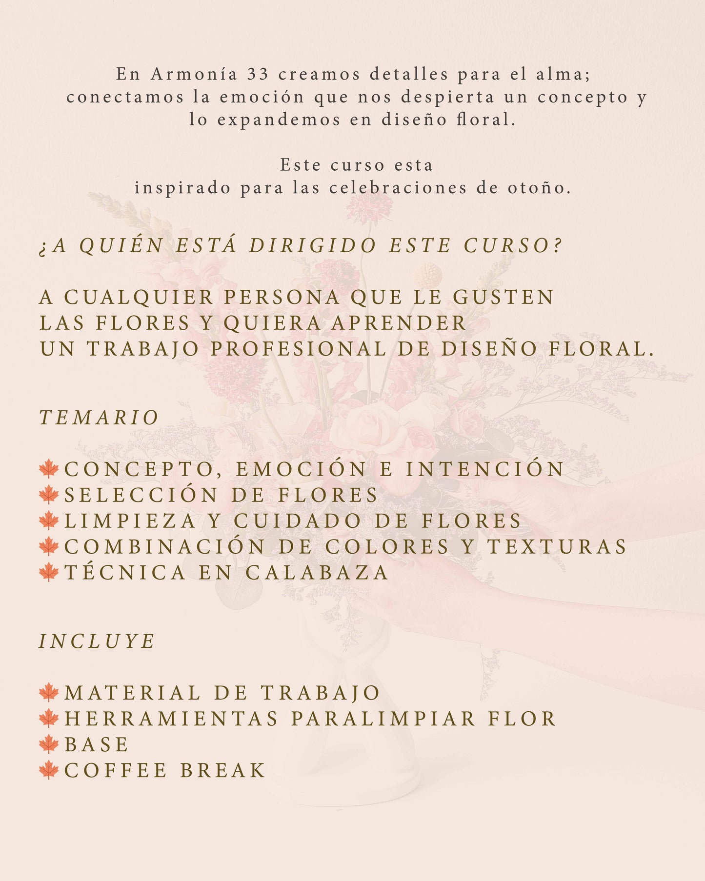 Curso Calabaza Floral 26 Octubre 2024