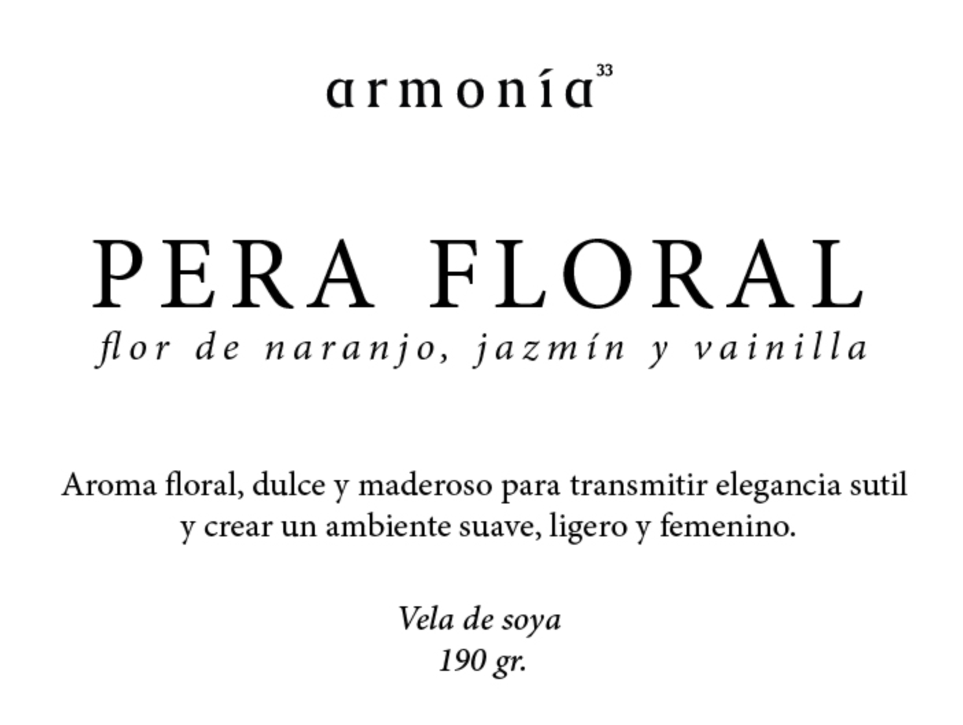 Pera Floral